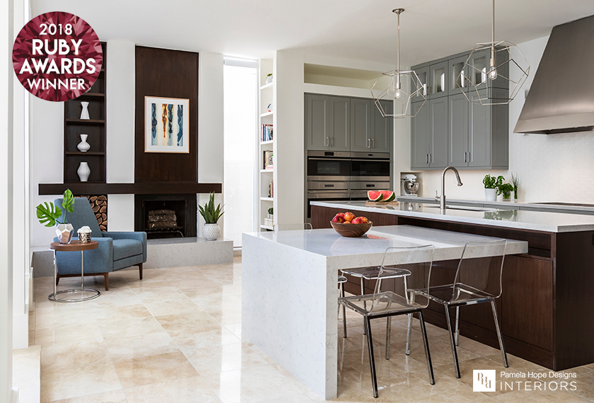 Ruby Award Winner: Superior Modern Kitchen by Pamela O’Brien
