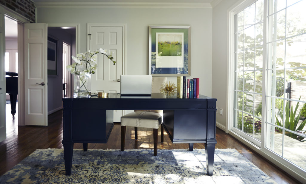 Art selection for contemporary home office Contemporary Art in Home Office